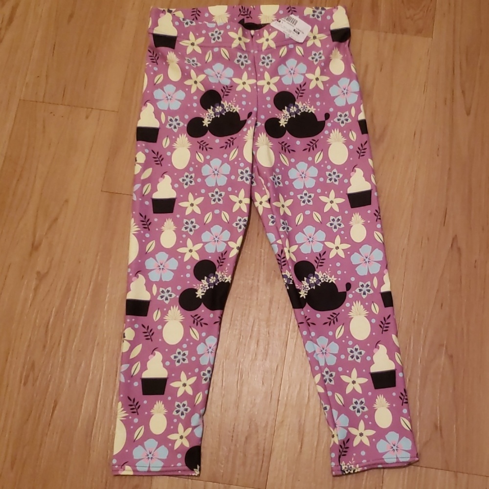 NWOT Disney Dole Whip Capri Pants
